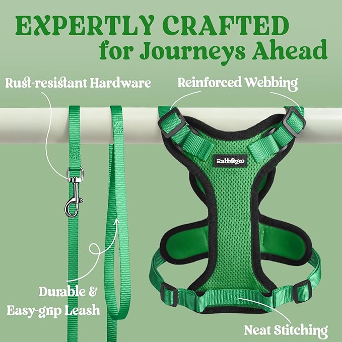 rabbitgoo Cat Harness and Leash Set, Escape Proof Kitten Harness - Image 7