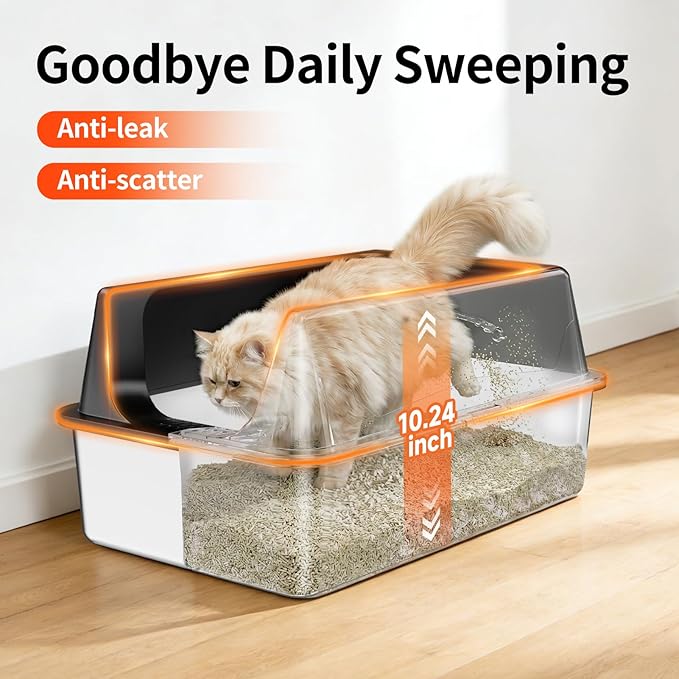 2 Pack XL Stainless Steel Litter Box - Image 2
