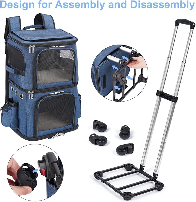 HOVONO Double-Compartment Pet Carrier Backpack - Image 5