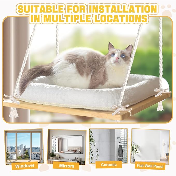 Cat Window Perch Cat Hammock Kitten Window Seat - Image 8