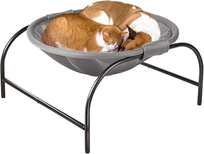 JUNSPOW Cat Bed Dog Bed Pet Hammock Bed Free-Standing Cat Sleeping Cat Supplies by JUNSPOW