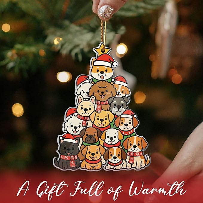 Funny Pet Ornament Gift for Dog Mom, Dog Christmas Tree Ornament, 2025 - Image 5