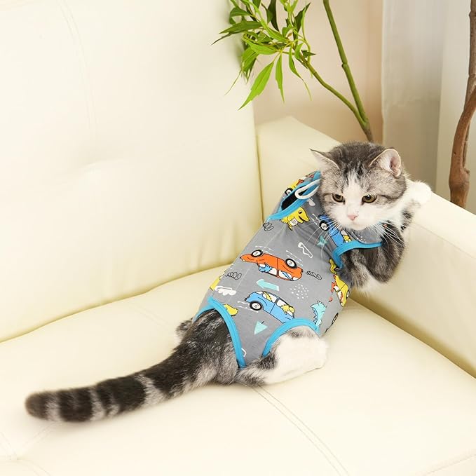 kzrfojy Cat Recovery Suit Cat Onesie - Image 6