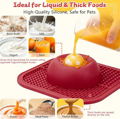 Slow Feeder Dog Bowls & Lick Mat - Image 3