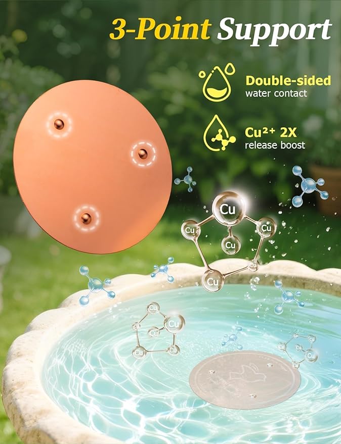 Mellbree 4-Pack Premium Copper Cleaning Discs, 0.6mm Thick 99.99% Pure Copper - Image 5