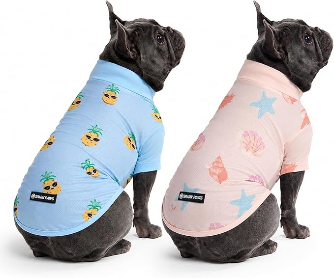 Spark Paws Sunblock Dog T-Shirt, SPF30 Protection, Lightweight Breathable Quick by SparkPaws