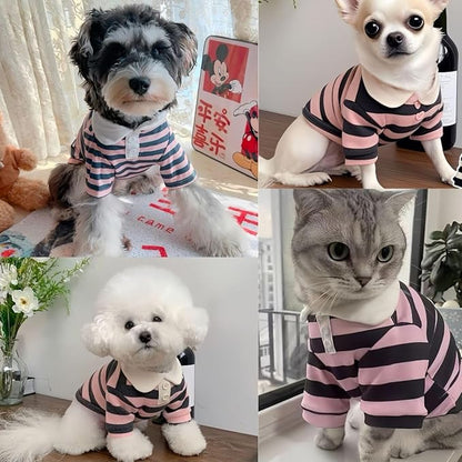 MANON ROSA Dog Clothes, Designer Boy Polo Shirt - Image 2