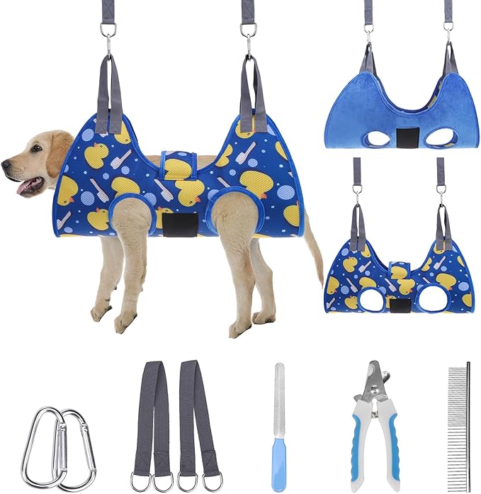 PAWCHIE Dog Grooming Hammock Harness by PAWCHIE