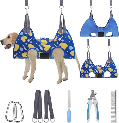 PAWCHIE Dog Grooming Hammock Harness by PAWCHIE