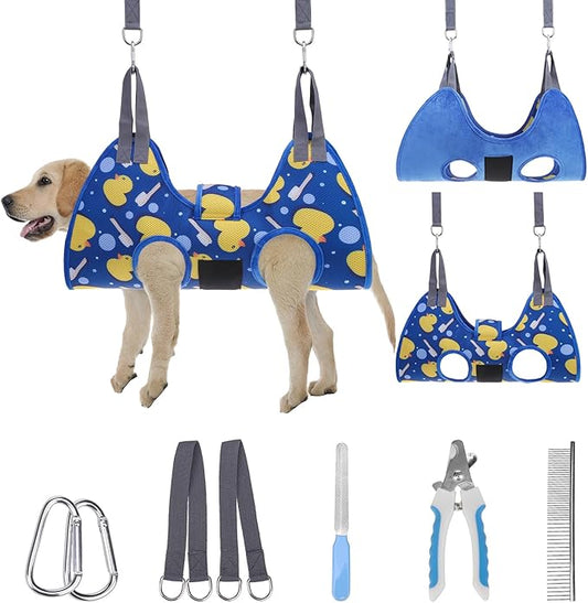 PAWCHIE Dog Grooming Hammock Harness by PAWCHIE