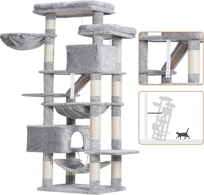 Heybly Cat Tree, 71-Inch-Tall Tower - Image 6