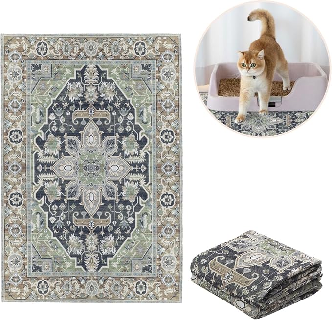 Lovewag Cat Litter Box Mats 2 Pack - Image 2