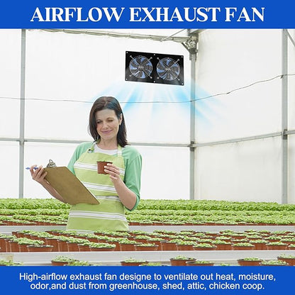 HNRLOY Solar Exhaust Fans & Powered Fan - Image 2