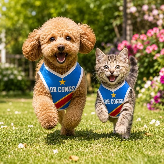 V-DECORPARKS Dog Jersey Custom Name Number, Pets Soccer Jersey - Image 4