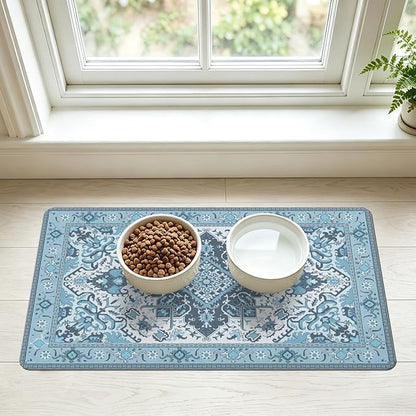 Pet Feeding Mat for Floors Waterproof Dog Mat for Food and Water Absorbent by Unknown