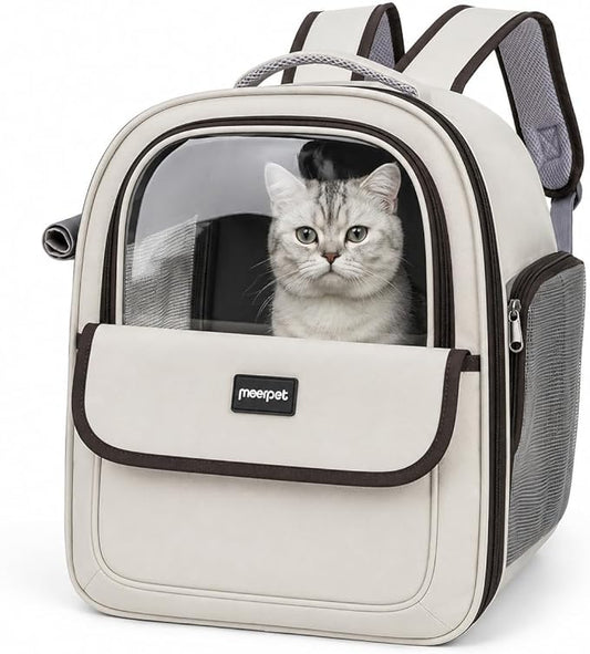 Cat Carrier Backpack for Cats&Small Dogs, Airline Approved TSA Foldable Pet by Unknown