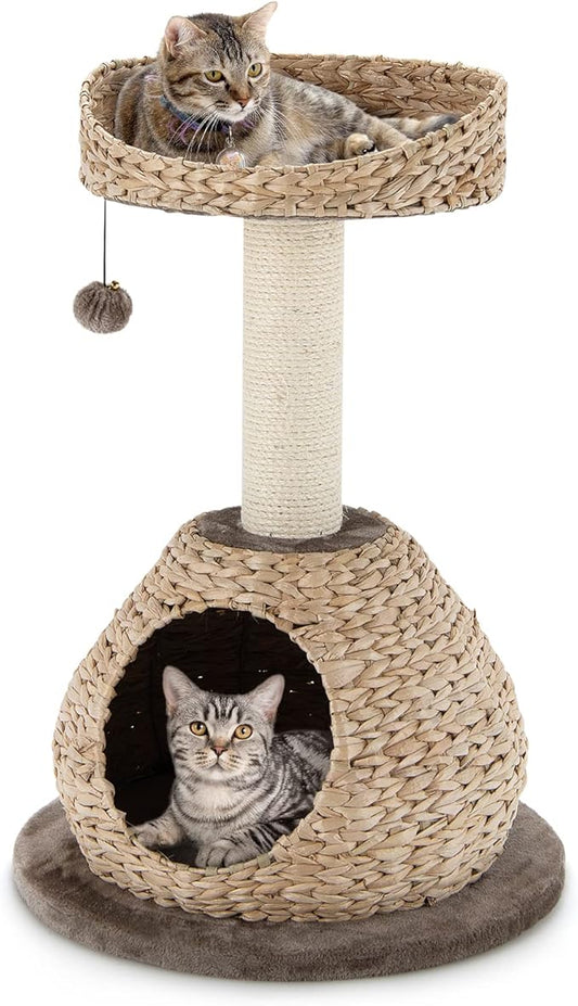 Tangkula Modern Cat Tree, Small Cat Tower by TANGKULA