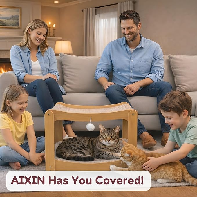 AIXINPET Two-Level Sisal Cat Scratcher Bed - Image 3