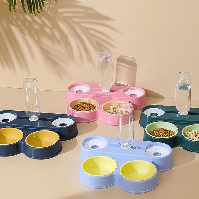 Dogs Bowl Automatic Cats Food Bowl 4 in 1 Pet Food Feeders - Image 6