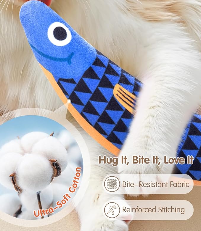 PetBusy Cat Toys with Interactive Soft Chew Kicker Cat Toys - Image 5