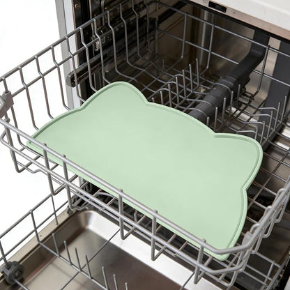 Cat Food Mat, Silicone Non Slip Dog Bowl Mat Waterproof Cat Feeding Mat Stop - Image 7