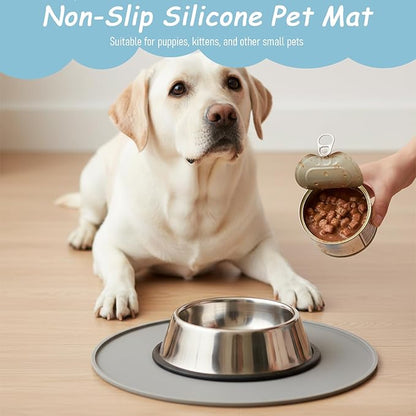 Silicone Pet Food Mat, Waterproof Nonslip Feeding Bowl Mat - Image 7
