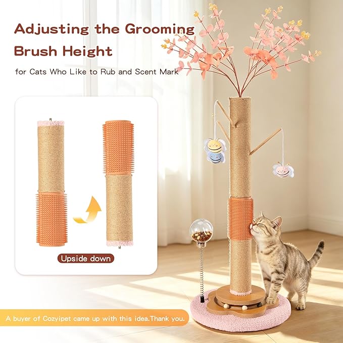 45" Tall Cat Scratching Post - Image 4