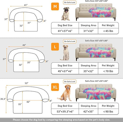 GGIB Calming Dog Bed Fluffy Plush Dog Mat - Image 5