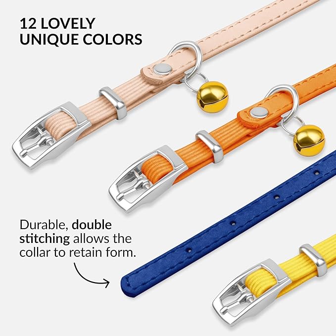 CollarDirect Leather Cat Collar - Image 5