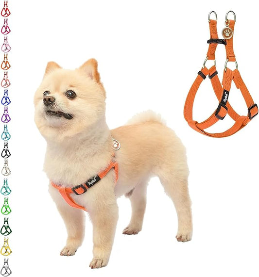 PUPTECK No Pull Dog Harness Soft Adjustable Basic Nylon Step in Puppy Vest by PUPTECK