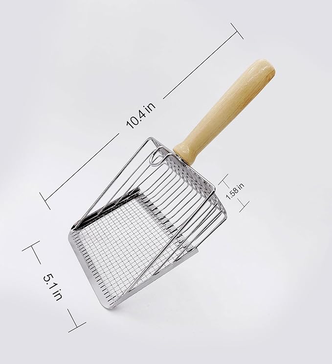 Cat Litter Scoop, Aluminum Alloy Cat Litter Scooper, Cat Litter Picker - Image 2