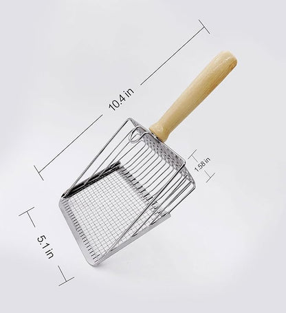 Cat Litter Scoop, Aluminum Alloy Cat Litter Scooper, Cat Litter Picker - Image 2