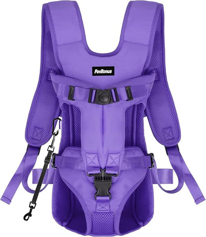 PetBonus Pet Front Dog Carrier Backpacks, Adjustable Pet Backpack, Legs Out by Petbonus