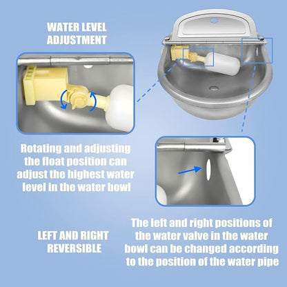 Ademon Automatic Animal Drinking Water Bowl - Image 9