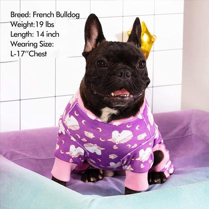 KYEESE Dog Pajamas Velvet Dog Pajamas Small Sized Dogs Soft Dogs Clothes Pjs - Image 5