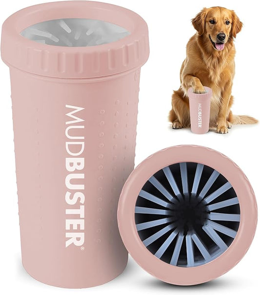 Dexas MudBuster Large Dog Paw Cleaner, Fits 2.5"-3.5" Wide Paws, Gentle by Dexas