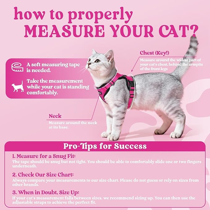 rabbitgoo Cat Harness and Leash Set, Escape Proof Vest Harness - Image 2
