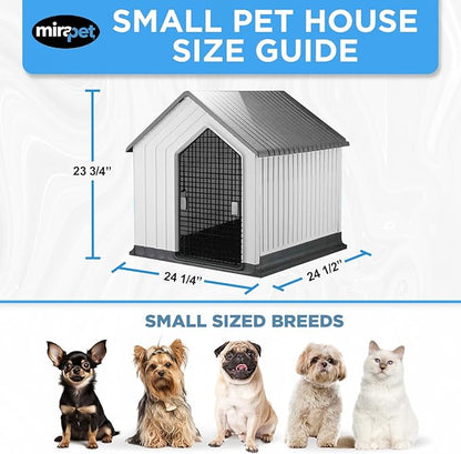 Dog House, Indoor or Outdoor Durable Plastic Waterproof Animal Shelter - Image 3