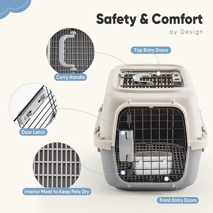 DUMOS 23" Hard-Sided Pet Carrier - Image 3