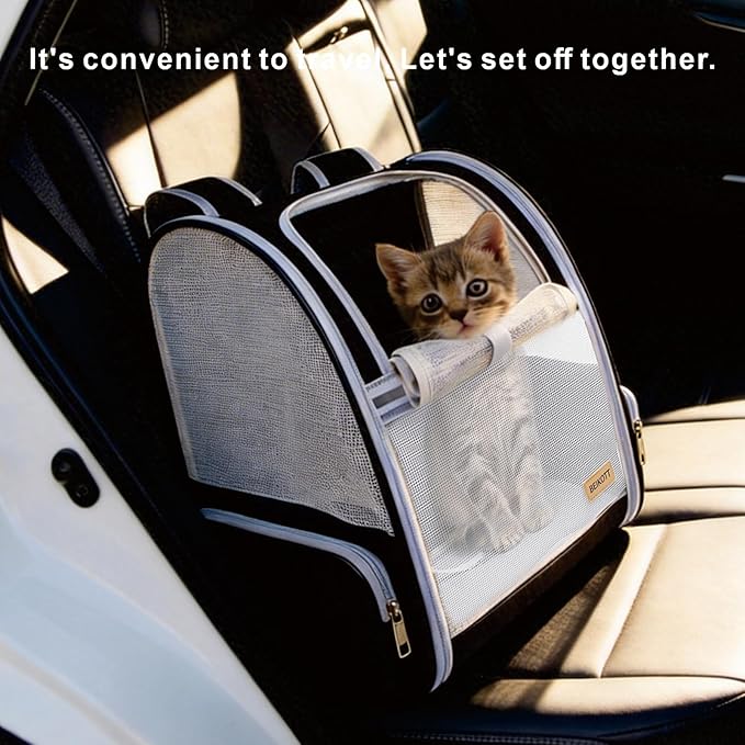Cat Carrier Backpack, Dog Backpack, Ventilate Pet Cats Puppy Dogs Birds Bunny - Image 4