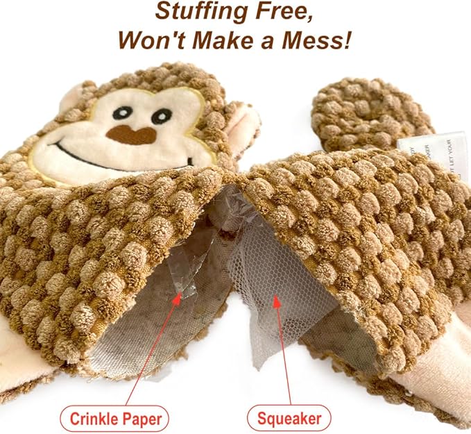 Cute No Stuffing Dog Toy for Small, Medium Breeds, Fun for Indoor Puppies - Image 3