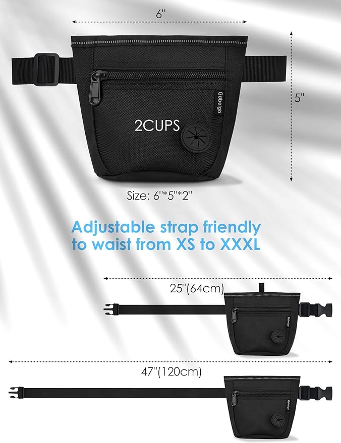 Gobeigo Dog Treat Pouch and Training Clicker, Upgrade Two Magnetic Closure to - Image 6