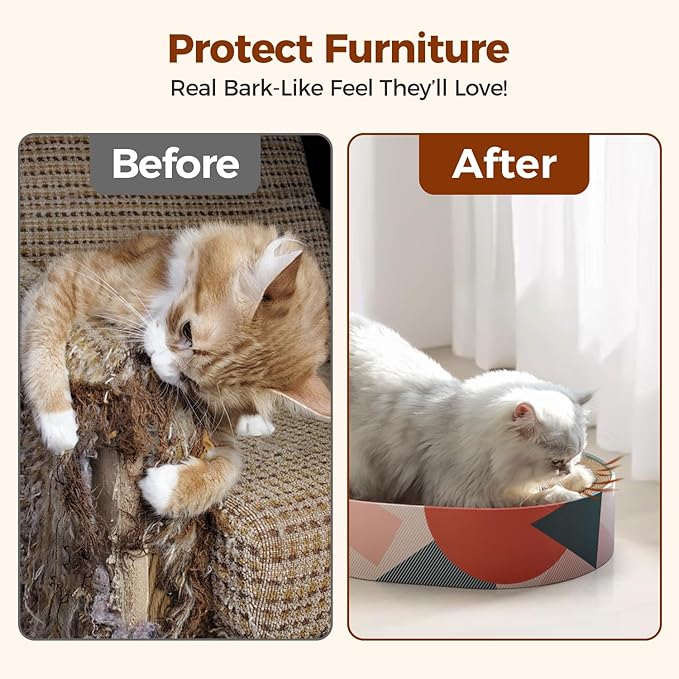 ComSaf Cat Scratcher Cardboard Bed Lounge Couch - Image 7