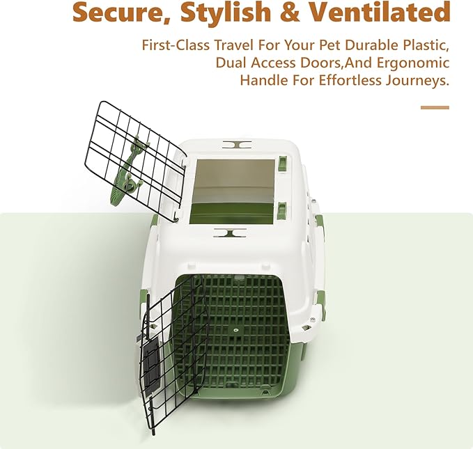 Athena Collection 18" Hard-Sided Travel Pet Carrier - Image 4