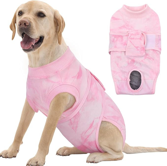 FUAMEY Recovery Suit for Dogs After Surgery, Soft Breathable Dog Bodysuit by FUAMEY