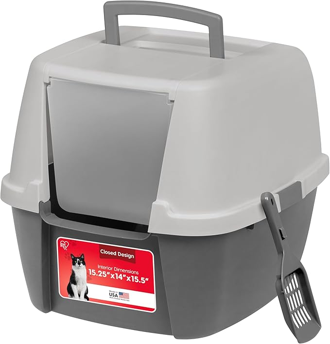 IRIS USA Cat Litter Box Large by IRISUSA