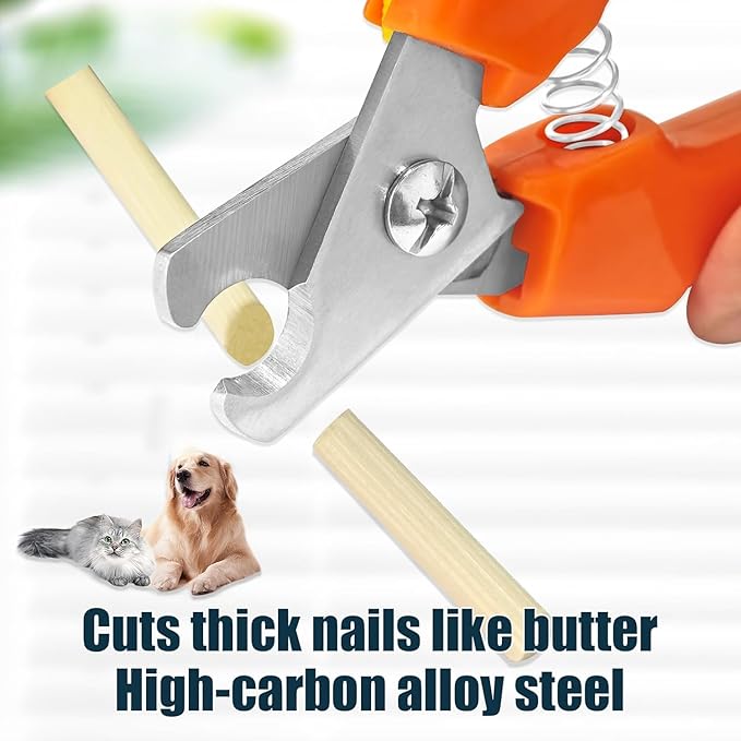 2-Pack Large Dog Nail Clippers 767C – Professional Dog Nail Clippers Trimmers - Image 3
