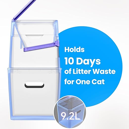 Neakasa PooGuard Litter Disposal Bin, 9.2L Trash Can - Image 8