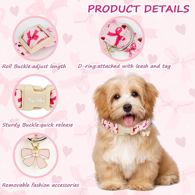 Adjustable Girl Dog Collars - Image 3