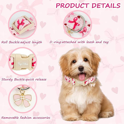 Adjustable Girl Dog Collars - Image 3